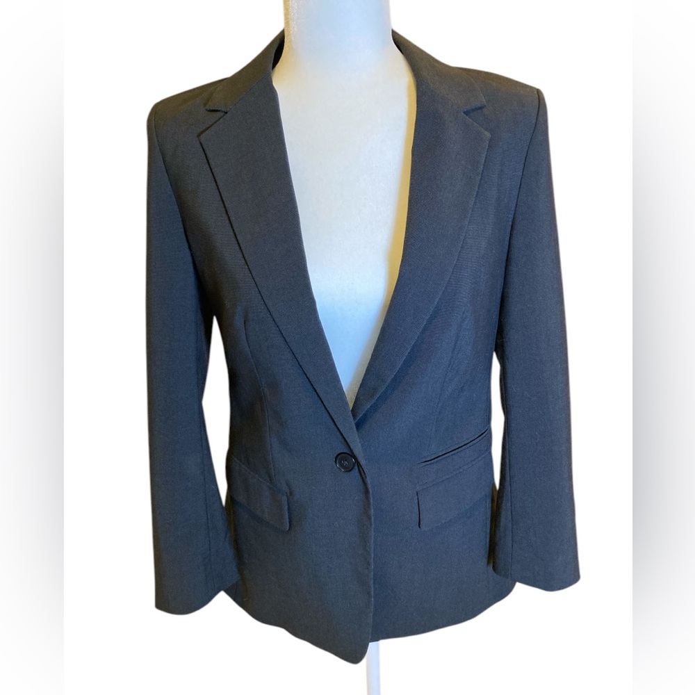 American‎ Eagle Outfitters Grey Blazer Tailored Fit